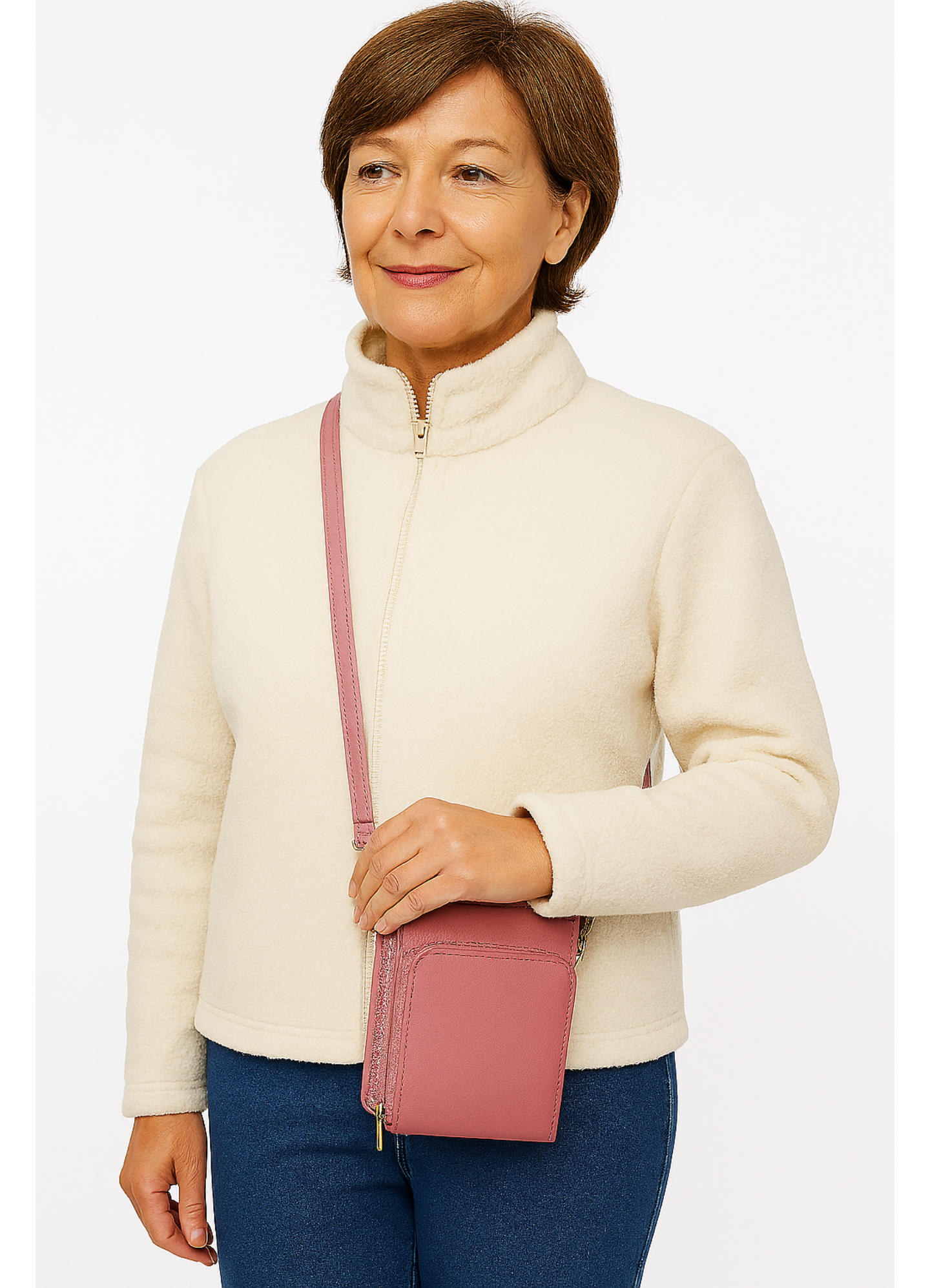 Long and Son Triple Zip compact Crossbody Bag - Suzanne Charles